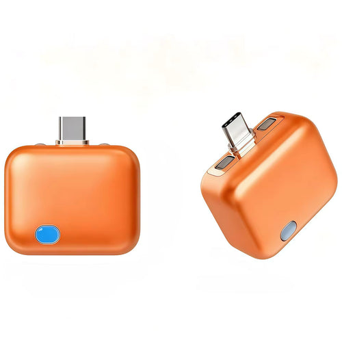 AutoStopCharge™ Smart USB-C Charging Adapter – Orange